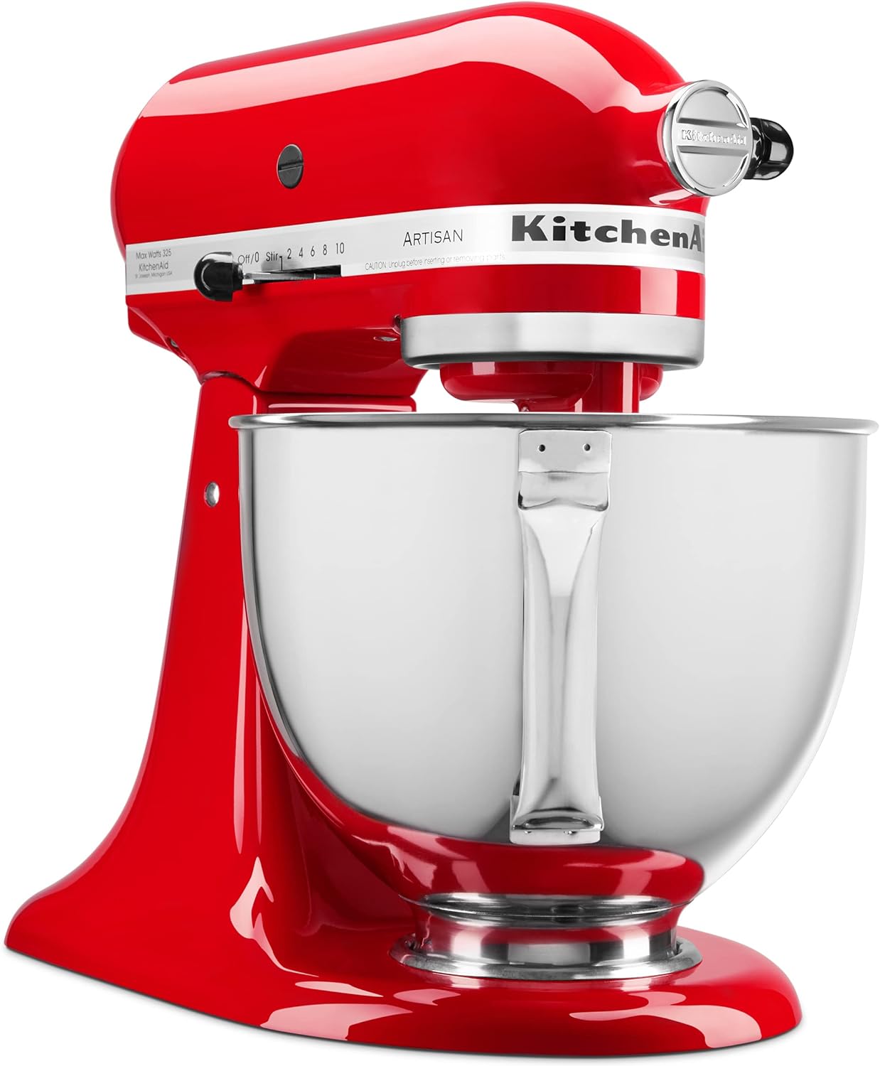 KitchenAid Artisan Series 5 Quart Tilt Head Stand Mixer with Pouring Shield KSM150PSr