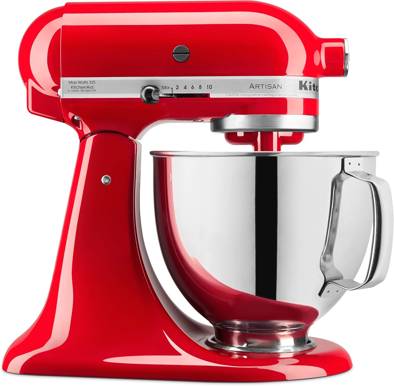 KitchenAid Artisan Series 5 Quart Tilt Head Stand Mixer with Pouring Shield KSM150PSr