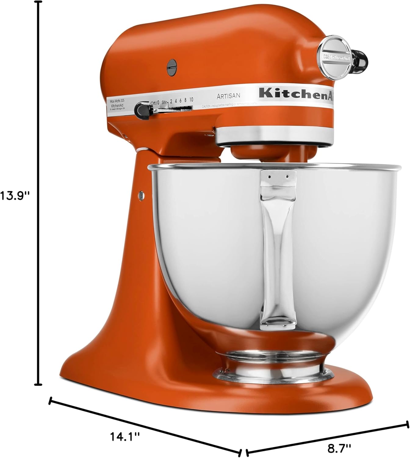 KitchenAid Artisan Series 5 Quart Tilt Head Stand Mixer with Pouring Shield KSM150PSr