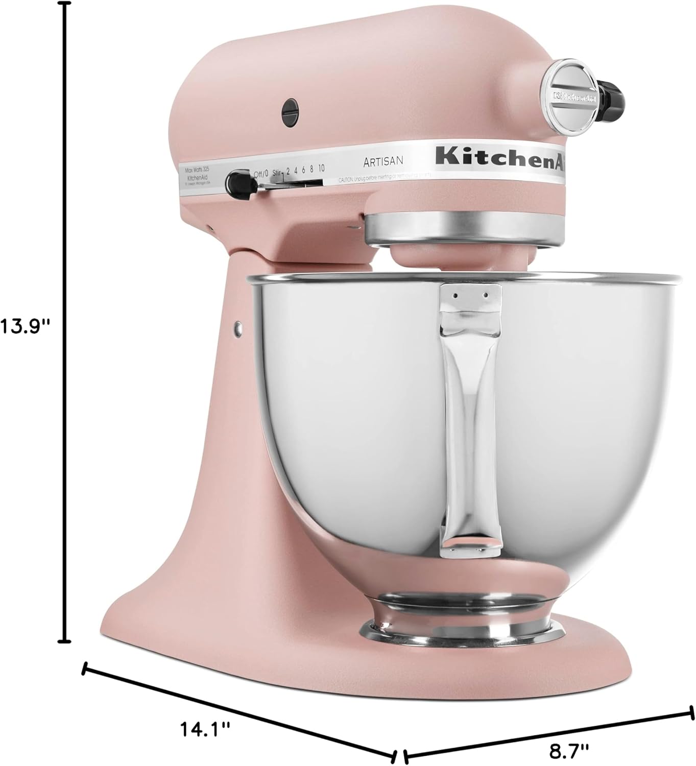 KitchenAid Artisan Series 5 Quart Tilt Head Stand Mixer with Pouring Shield KSM150PSr