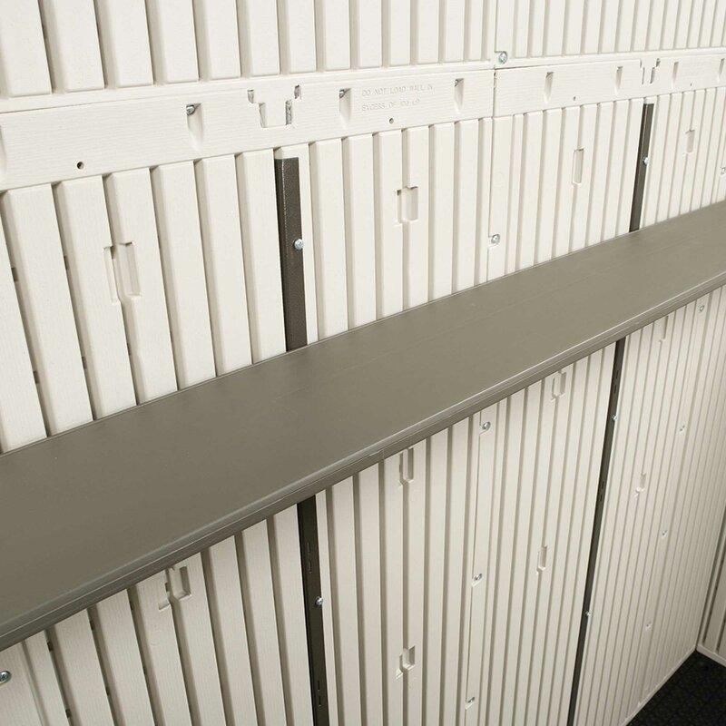 Side Entry 15 ft. W x 8 ft. D Plastic Storage Shed