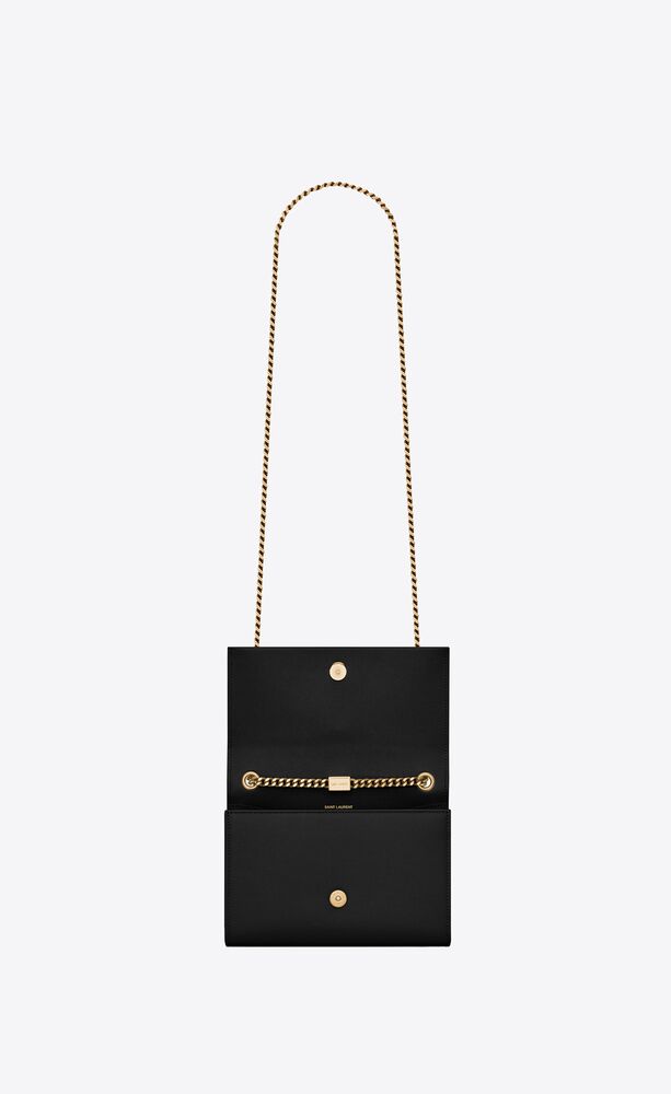 SAINT LAURENT KATE SMALL TASSEL IN GRAIN DE POUDRE EMBOSSED LEATHER