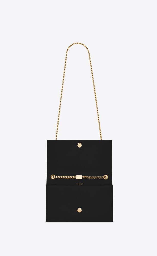 SAINT LAURENT KATE MEDIUM TASSEL IN GRAIN DE POUDRE EMBOSSED LEATHER