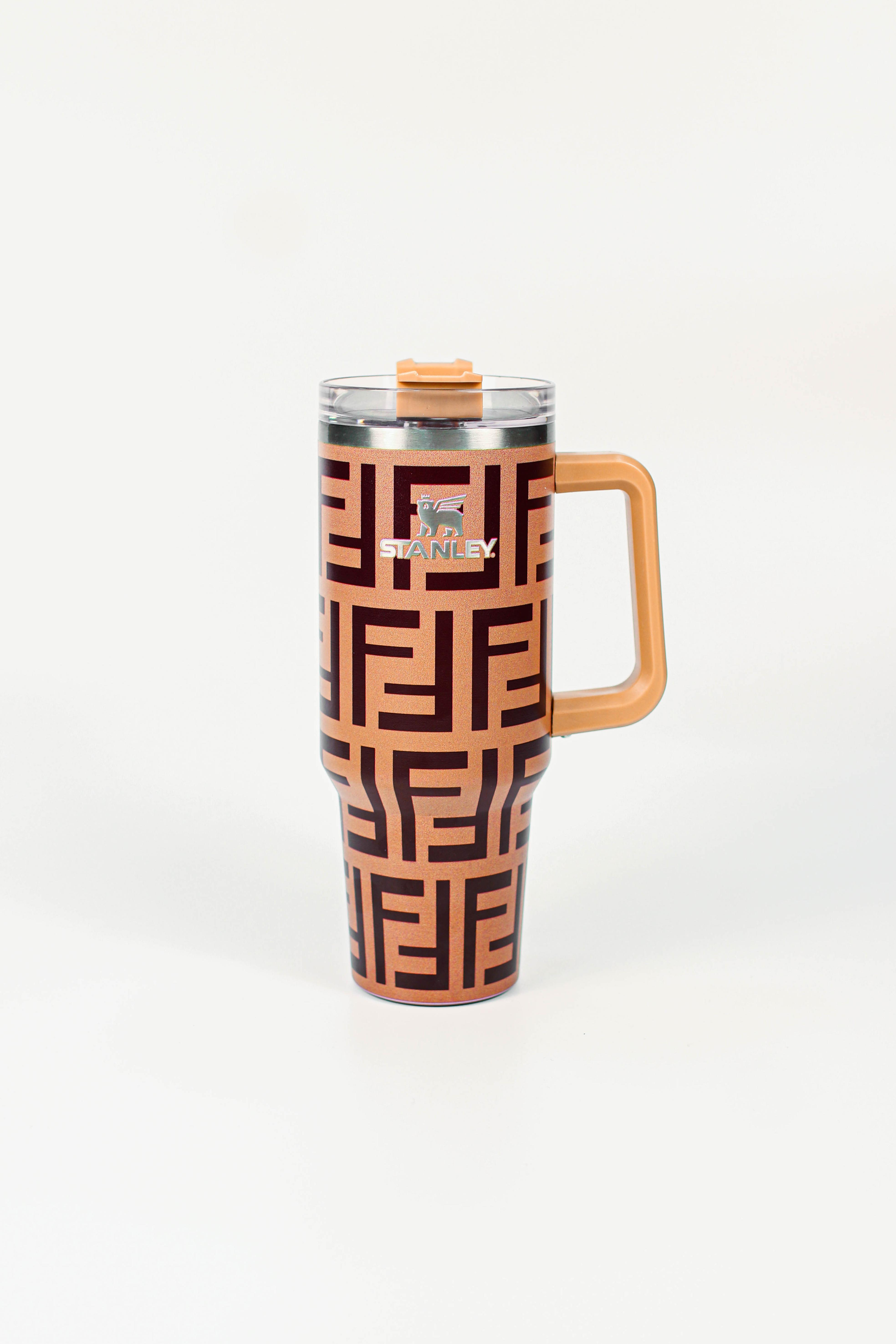 Hermes Tumblers – 40oz Stainless Steel Insulated Tumbler with Handle and Straw