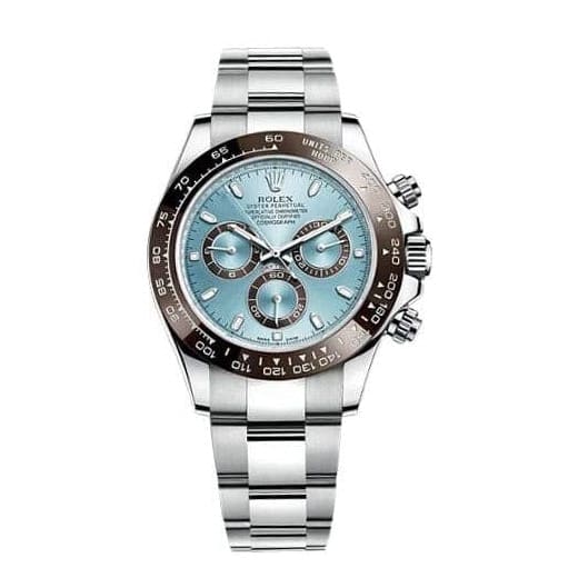 Rolex Daytona, Blue dial, Ceramic Bezel, Oyster bracelet, Platinum Watch 116506-0001