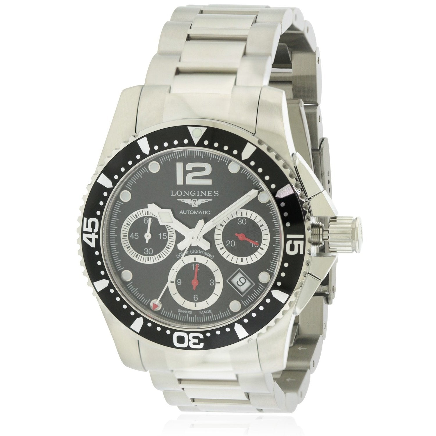 Longines Men's L37444566 HydroConquest Chronograph Automatic Stainless Steel Watch
