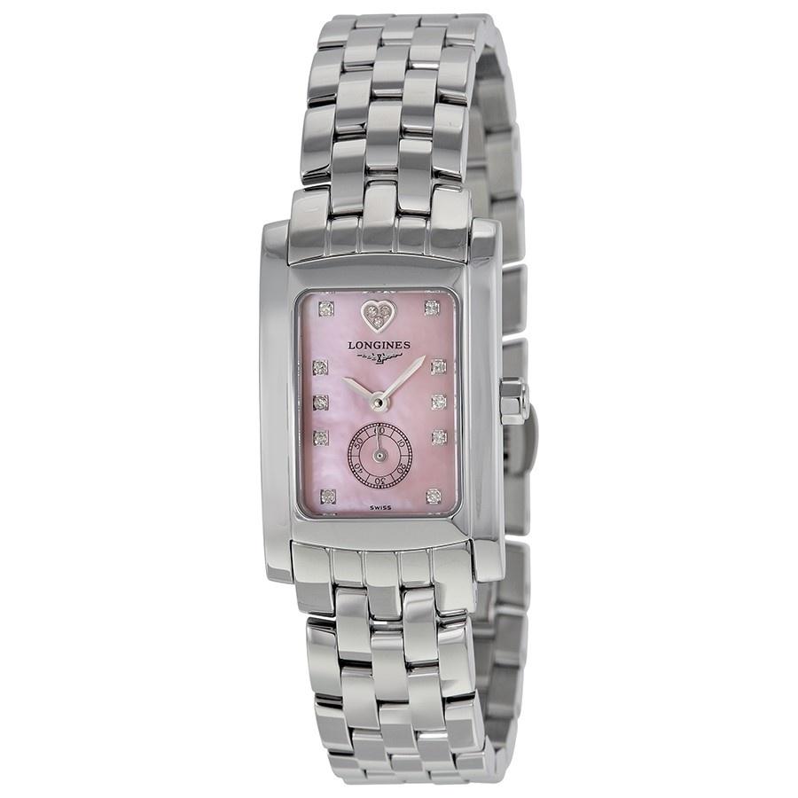 Longines Women's L51554936 Dolce Vita Limited Edition Audrey Hepburn Heart Diamond Stainless Steel Watch