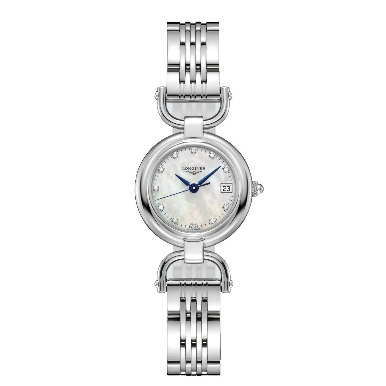 Longines Women's L6.130.4.87.6 Equestrian Diamond Stainless Steel Watch