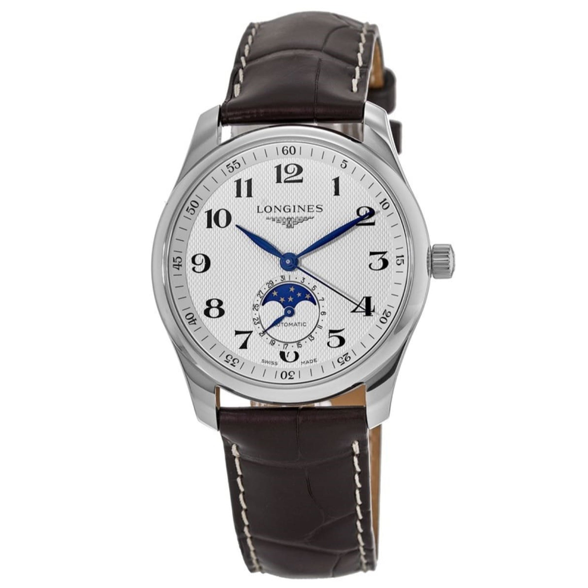 Longines Men's L2.909.4.78.3 Master Collection Brown Leather Watch