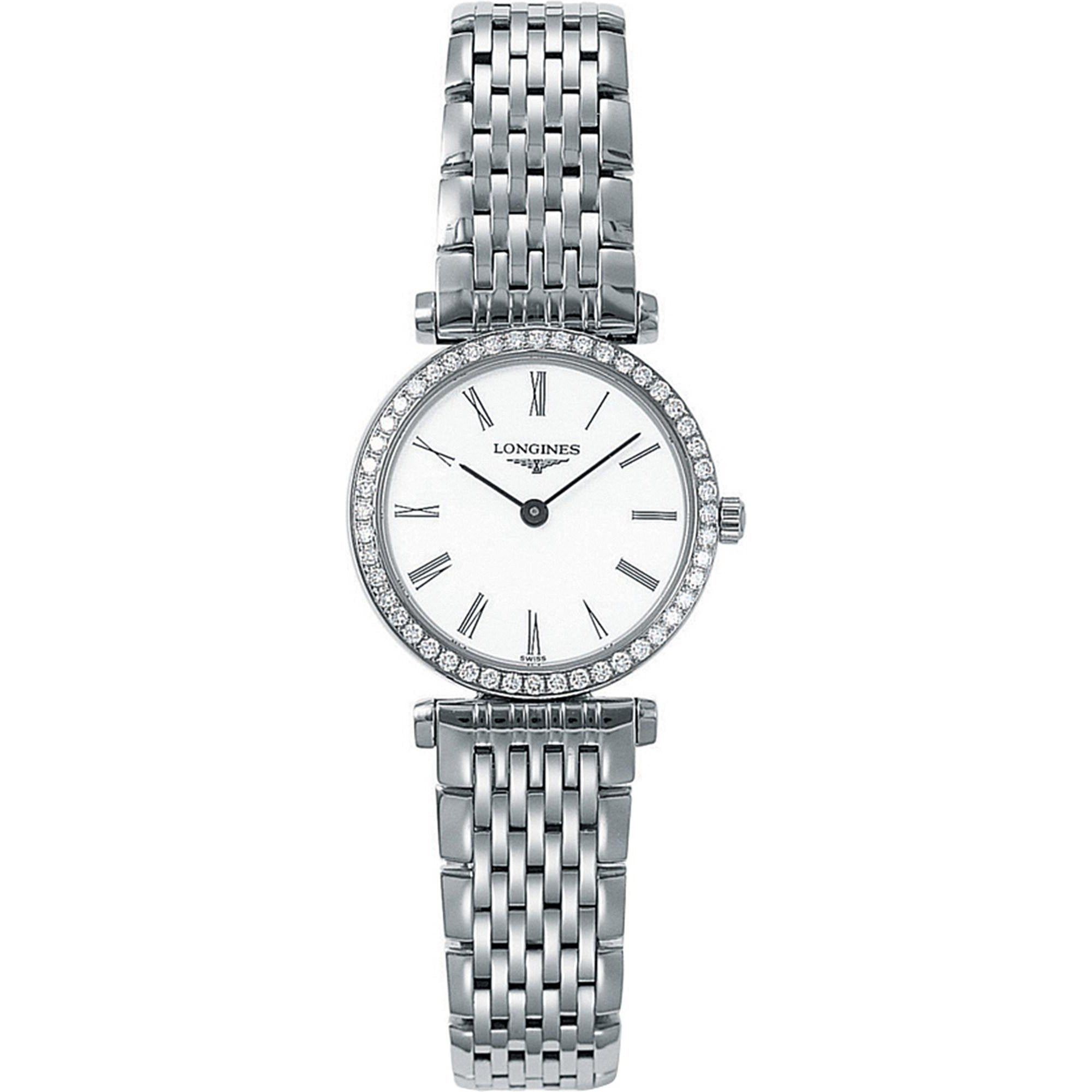 Longines Women's L42410116 La Grande Classique Diamond Stainless Steel Watch