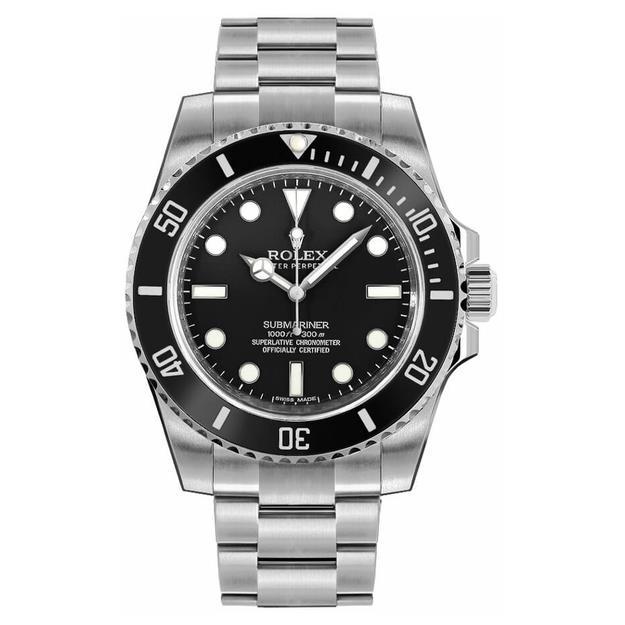 Rolex Submariner Men's Luxury Diver Watch Black Dial 114060-0002