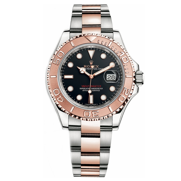 Rolex Yacht-Master 40 Everose Gold Oystersteel Men's Watch 116621-0002