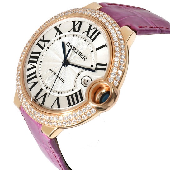 Cartier Ballon Bleu 42mm 18K Rose Gold & Diamonds Unisex Watch, WJBB0031