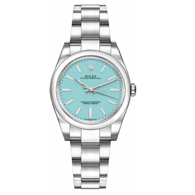 Rolex Oyster Perpetual 31 Turquoise Blue Women's Watch 277200-0007