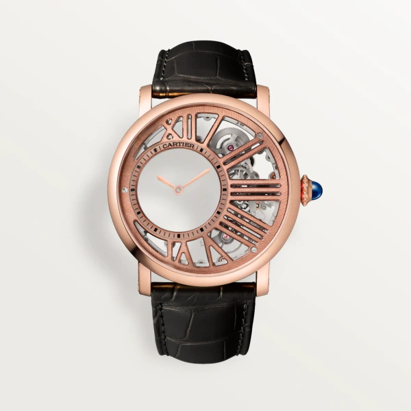 Cartier Rotonde 42mm Rose Gold Men’s Watch, WHRO0060