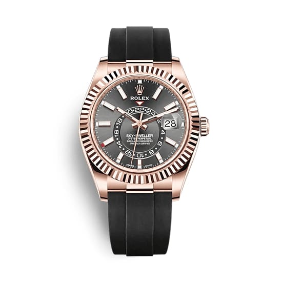 Rolex Sky-Dweller 42mm 326235 Oysterflex Slate Dial New/Complete 20 326235-0006