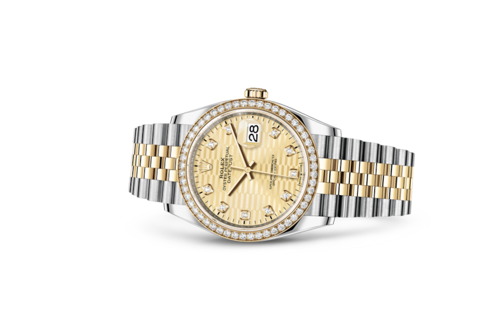 LadyRolex DATEJUST 36 Golden，126283RBR