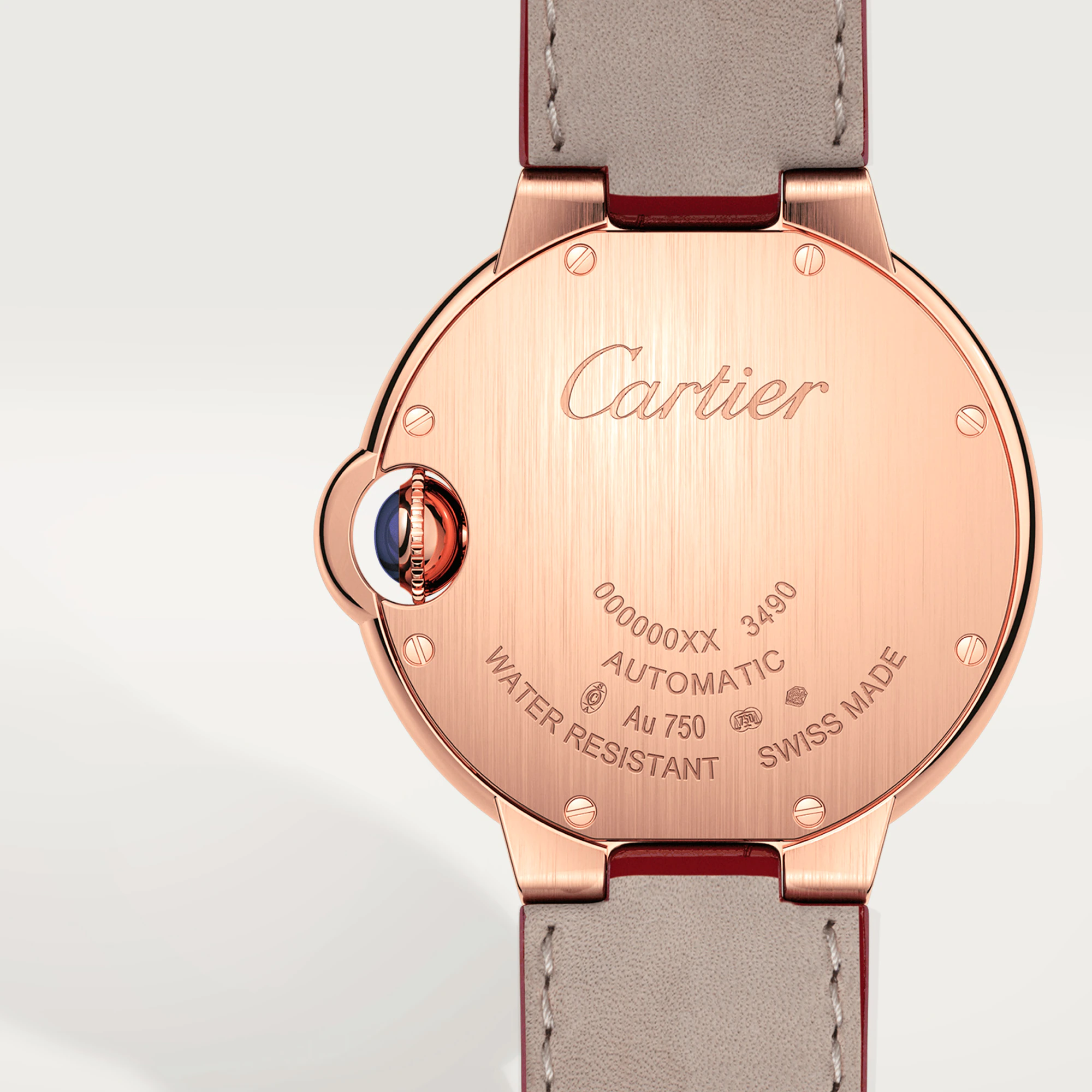 Cartier Ballon Bleu 33mm 18K Rose Gold & Diamonds Lady’s Watch, WJBB0033
