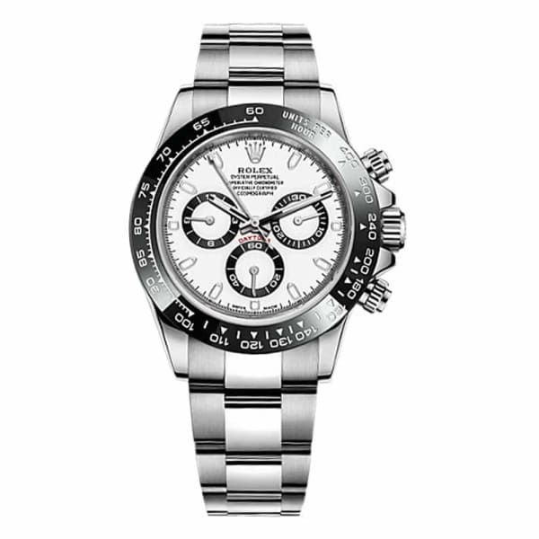 Rolex Cosmograph Daytona White Dial Stainless Steel Oyster Men's Watch 116500ln-0001
