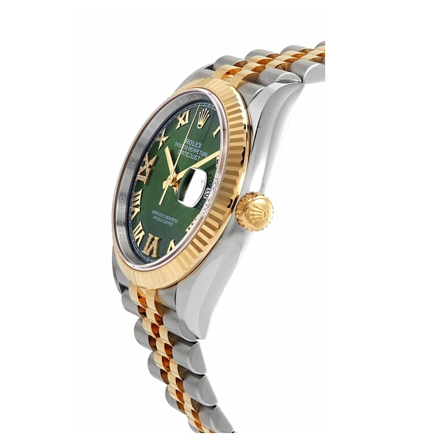 Rolex Datejust 36 Olive Green Dial Midsize Watch 126233
