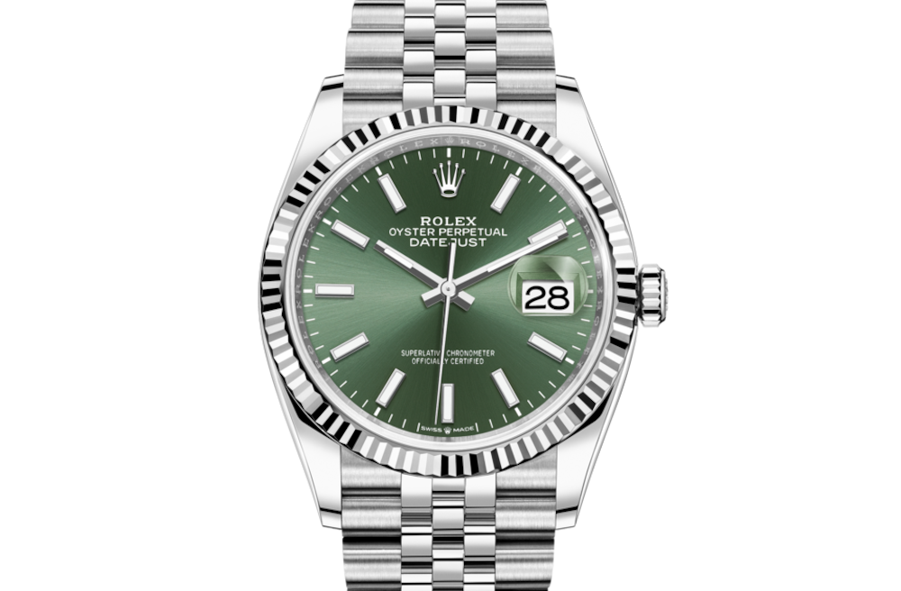 LadyRolex DATEJUST 36 Mint Green,126234