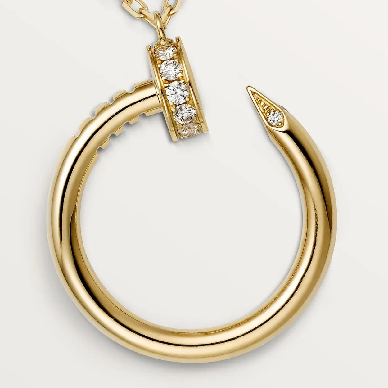 car Inspired JUSTE UN CLOU Nail Necklace