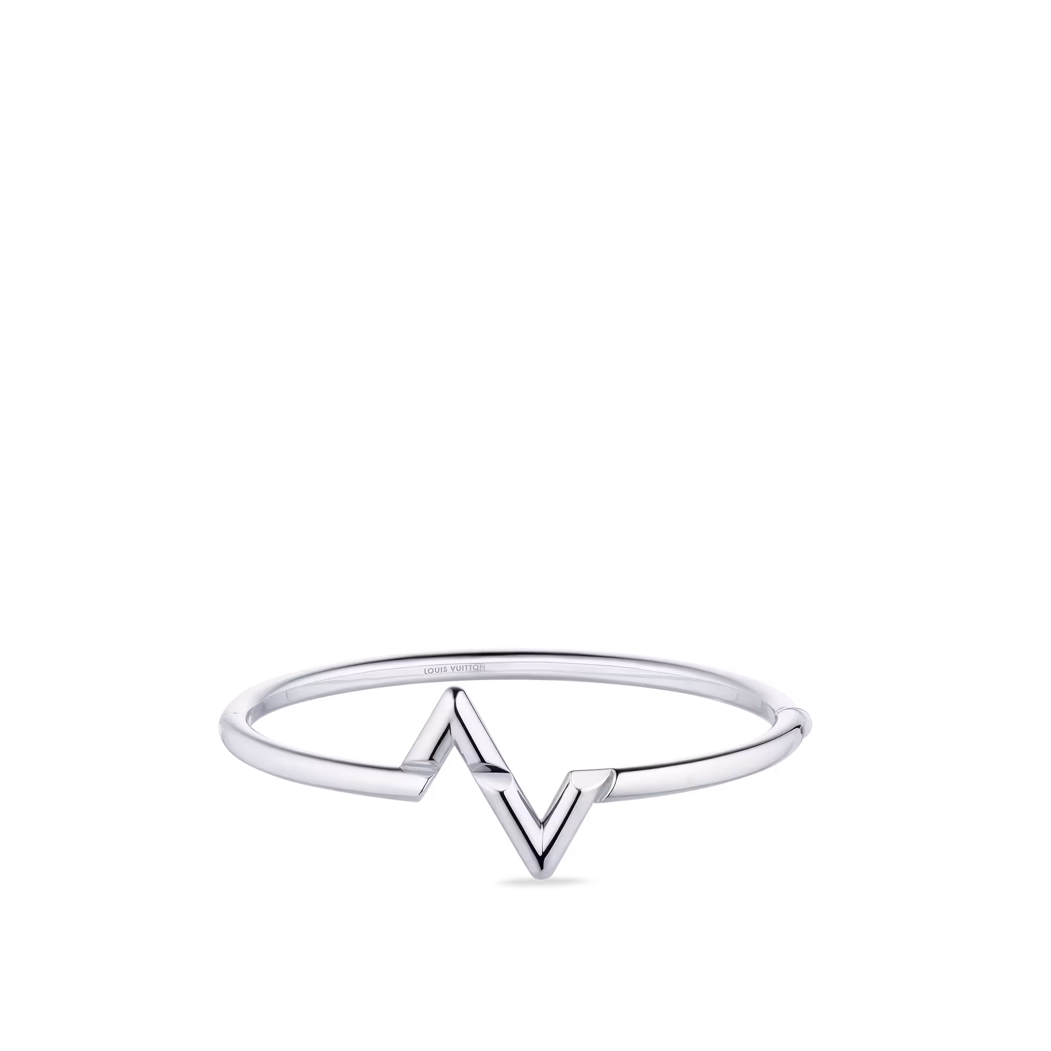 Louis Volt Upside Down White Gold Bracelet