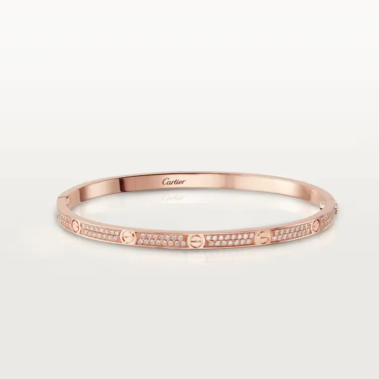 LOVE BRACELET, SMALL MODEL, PAVED