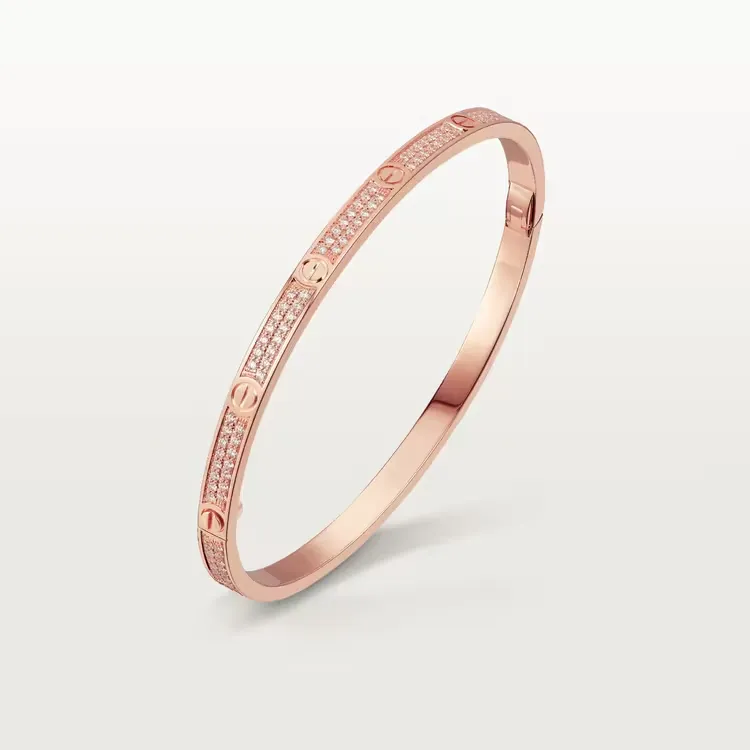 LOVE BRACELET, SMALL MODEL, PAVED