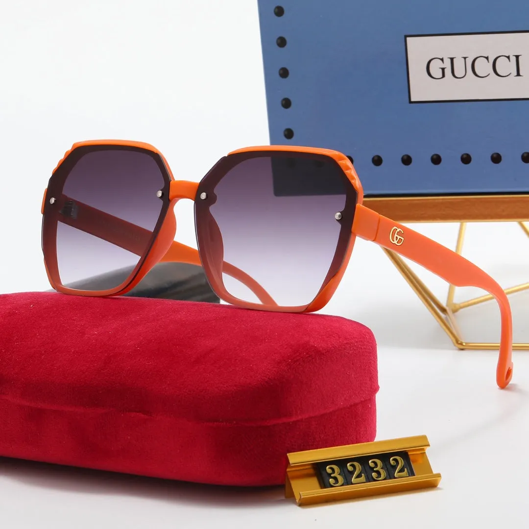 7 Colors Fashion Double G Irregular Frame Polarized Sunglasses