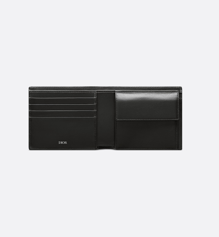 Bifold Wallet Black CD Diamond Canvas