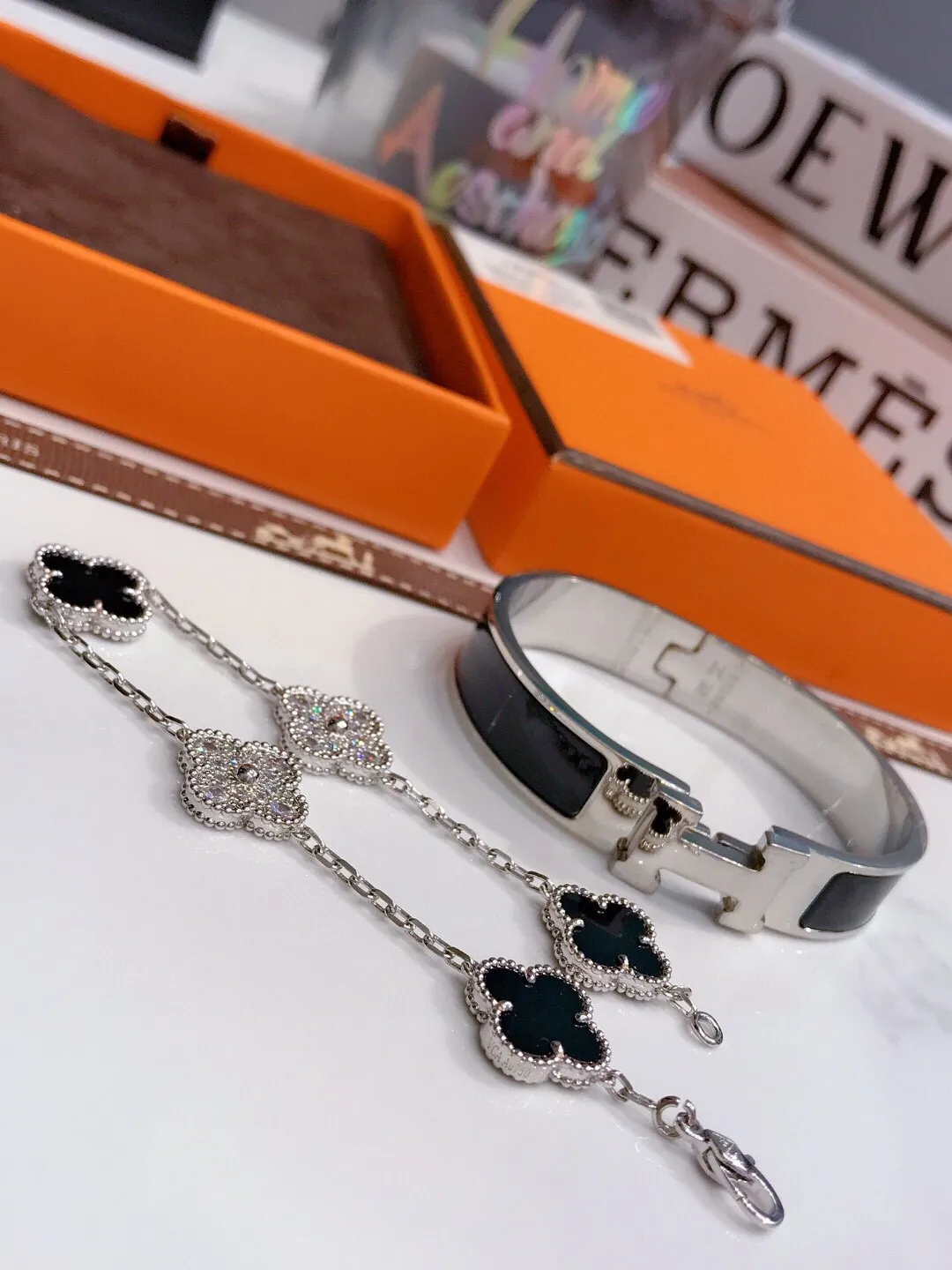 H CLIC bracelets + VCA bracelet