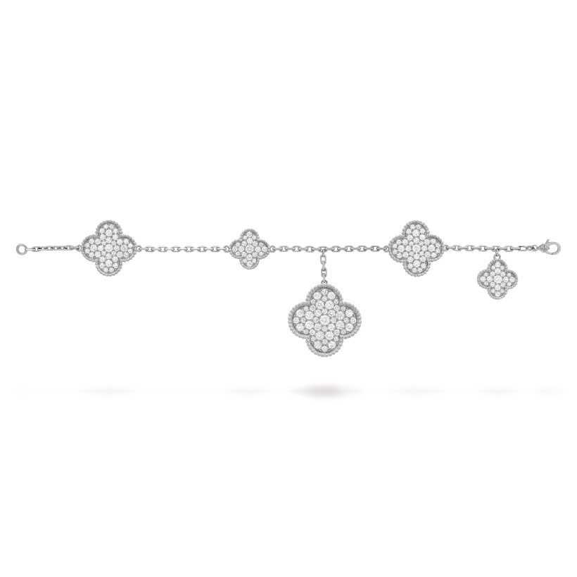 Magic Alhambra bracelet, 5 charms