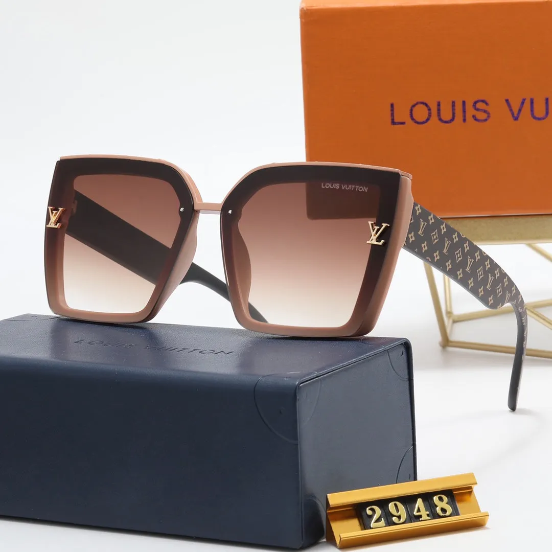 3 color fashion four-leaf clover print temple polarized sunglasses