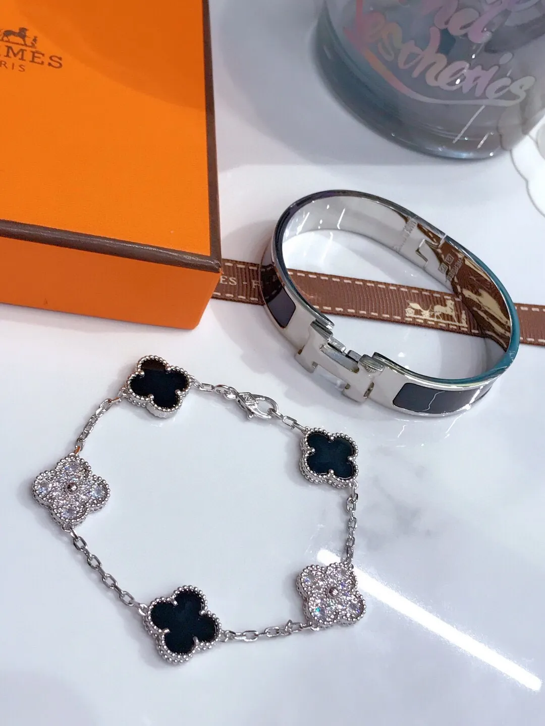 H CLIC bracelets + VCA bracelet