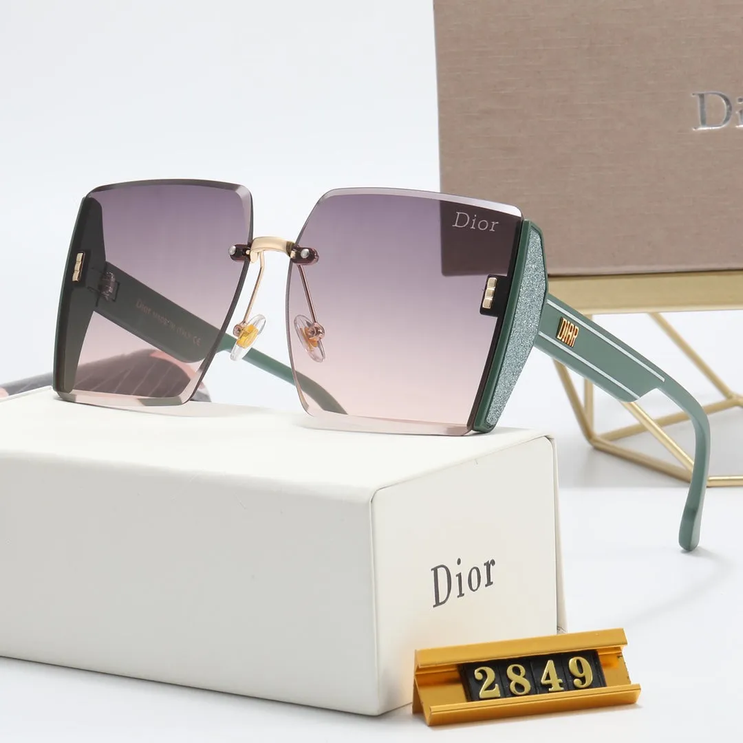 6 Colors Fashion Frameless Square Polarized Sunglasses