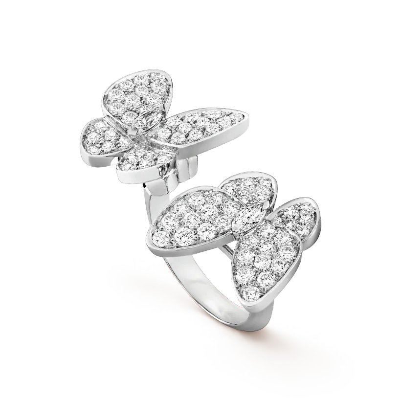 Two Butterfly Ring