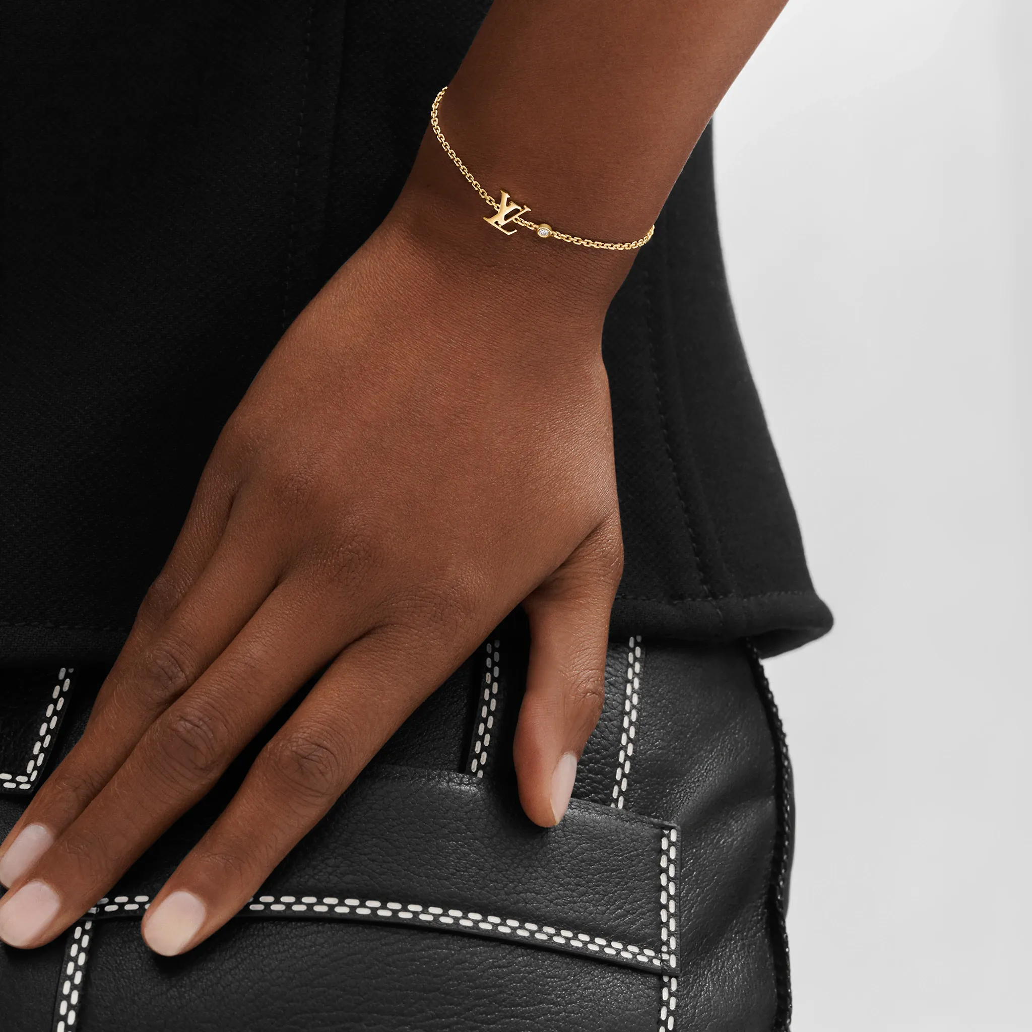 Idylle Blossom Louis Yellow Gold and Diamond Bracelet