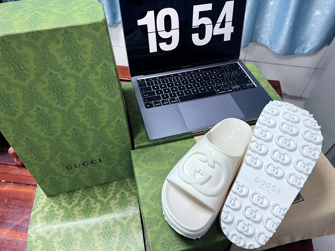 GG new arrival slippers heels 4-5 cm