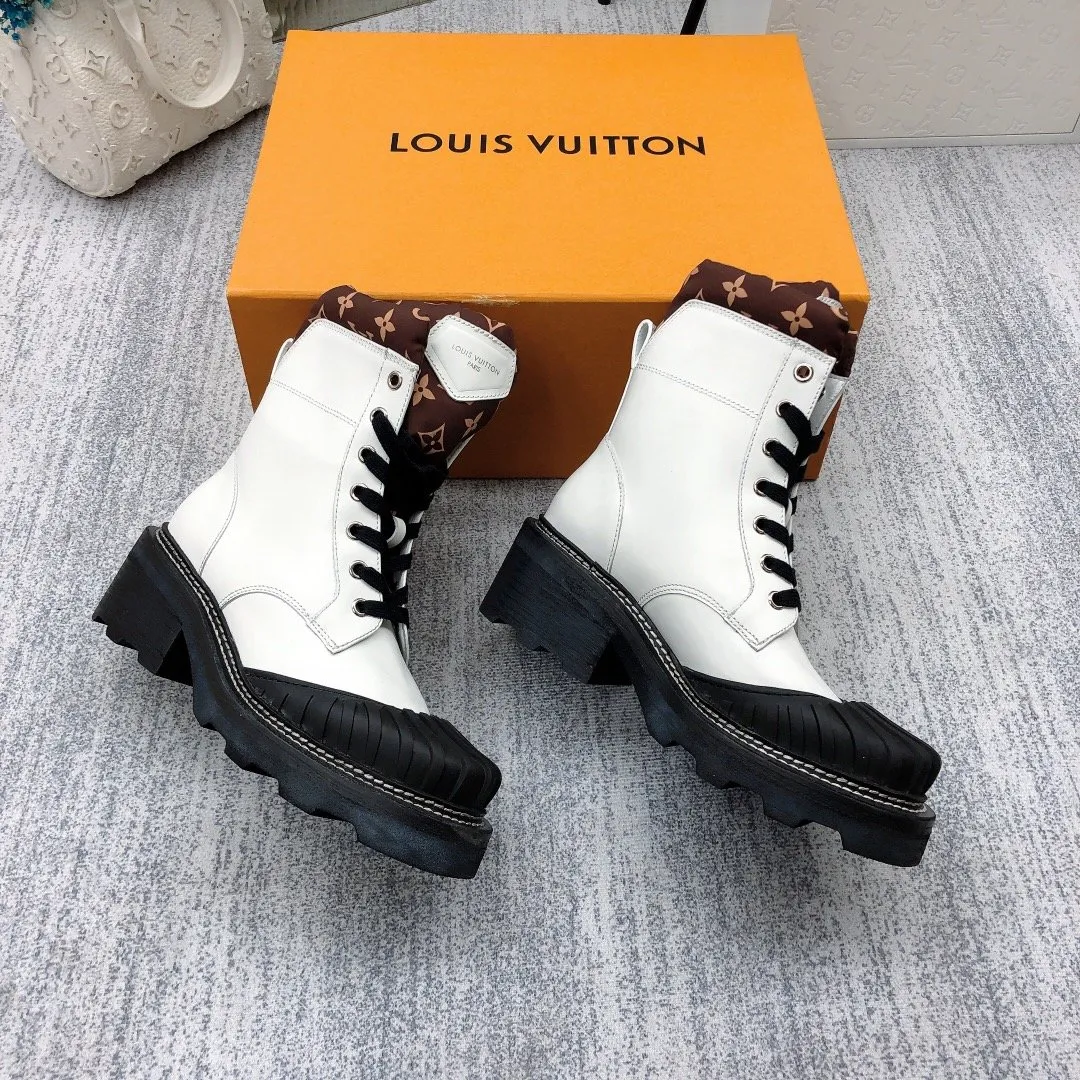 L lou Beaubourg Ankle Boot White For Women lou
