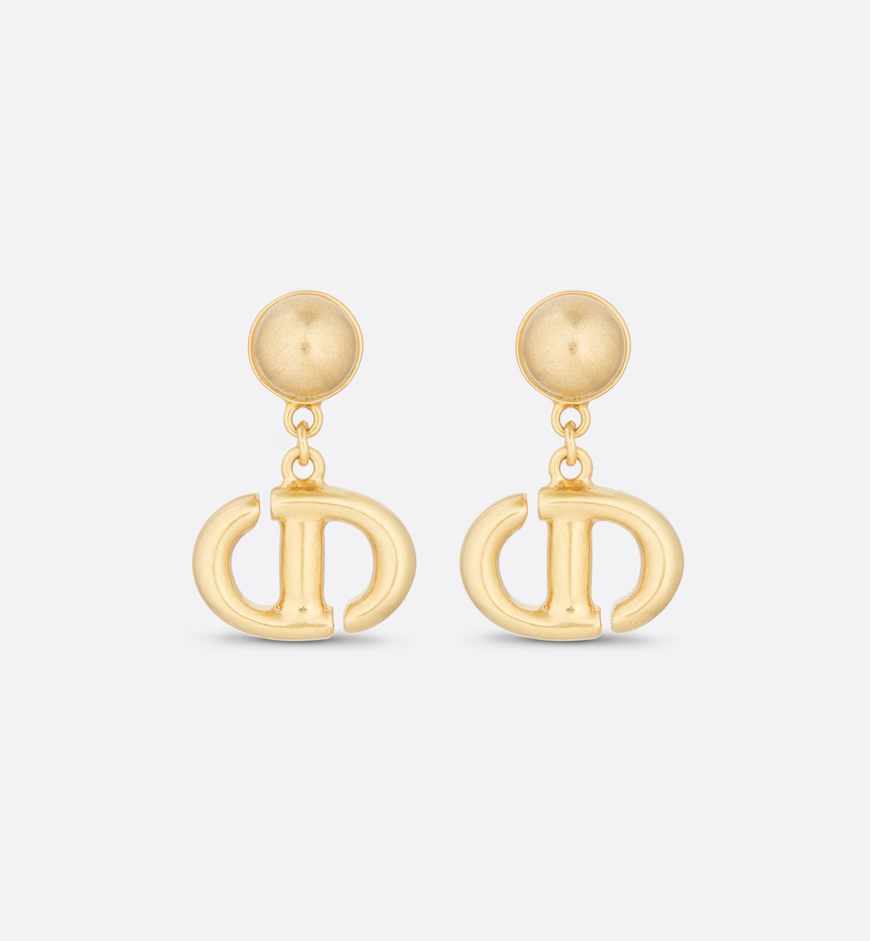 CD Navy Earrings
