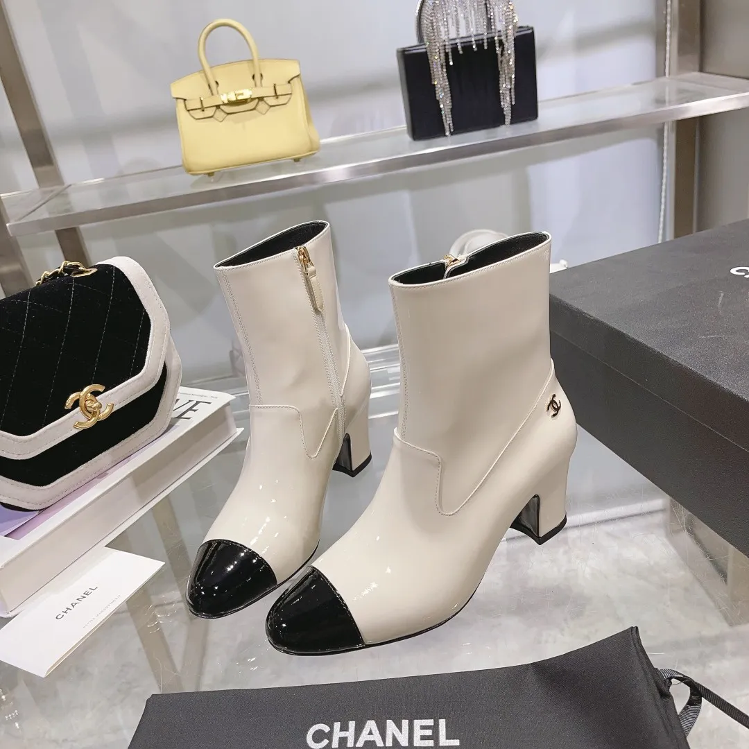 cc women boots heels 65 mm