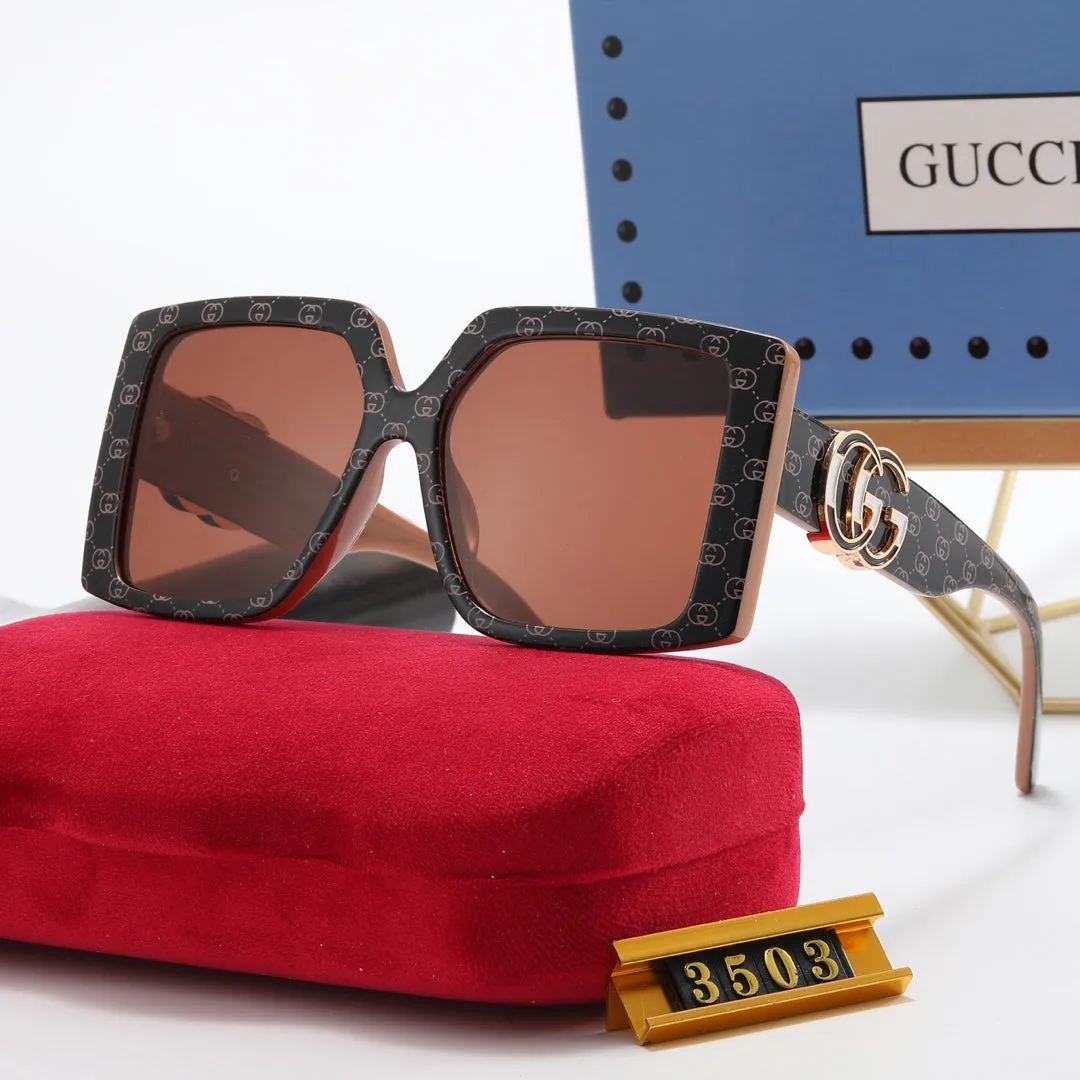 7 Colors Fashion Luxury Letter Print Sunglasses