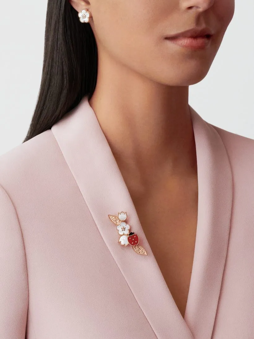 Lucky Spring Earrings, Plum