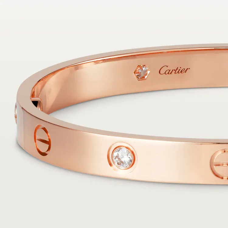 LOVE BRACELET, 4 DIAMONDS