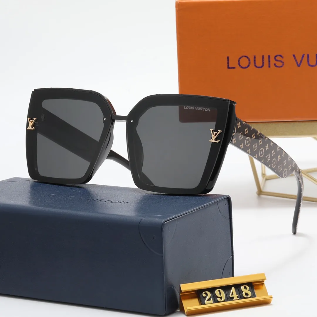 3 color fashion four-leaf clover print temple polarized sunglasses