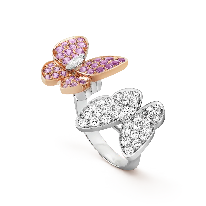 Two Butterfly Ring