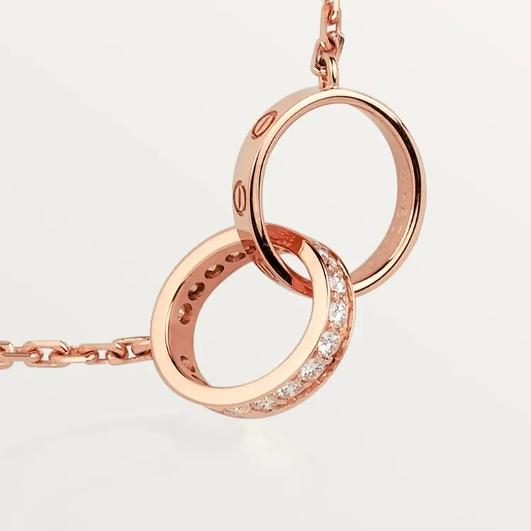 LOVE NECKLACE, DIAMONDS