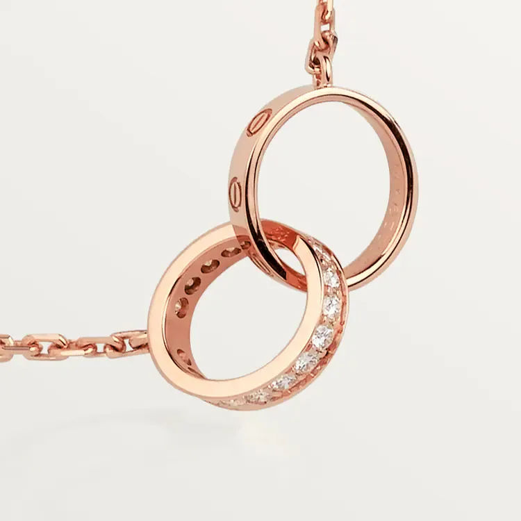LOVE NECKLACE, DIAMONDS
