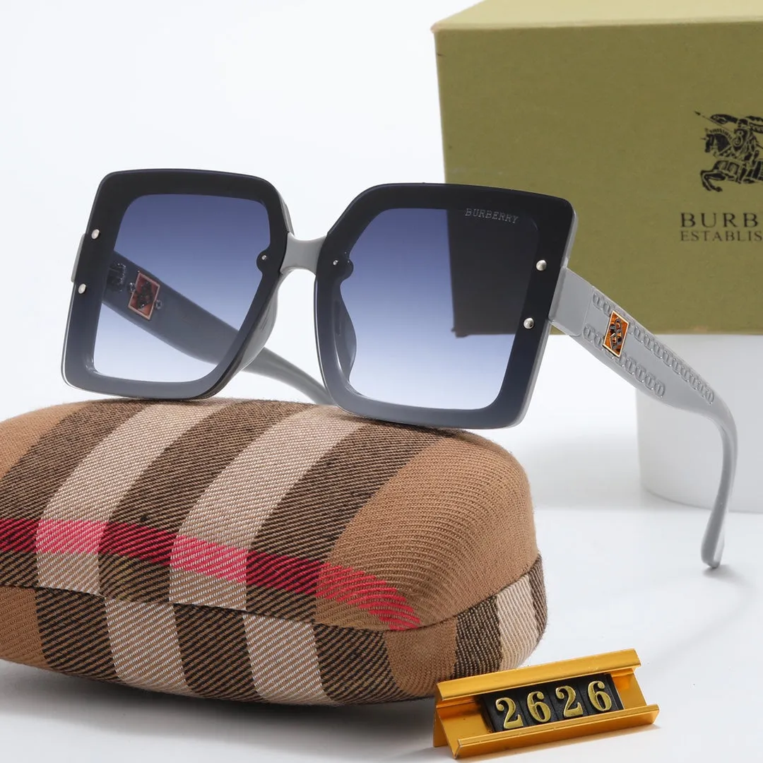 6 color fashion square frame gradient lens polarized sunglasses